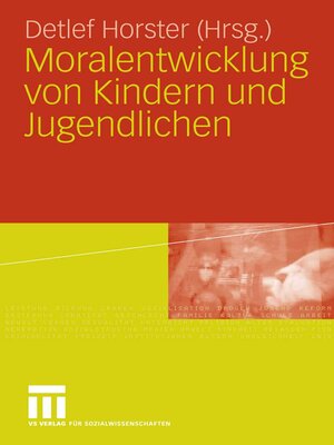 cover image of Moralentwicklung von Kindern und Jugendlichen
